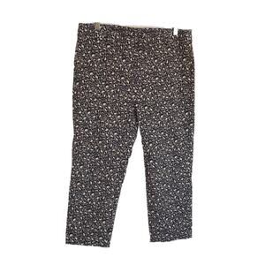 Rafaella Leopard Print Capri Pants
